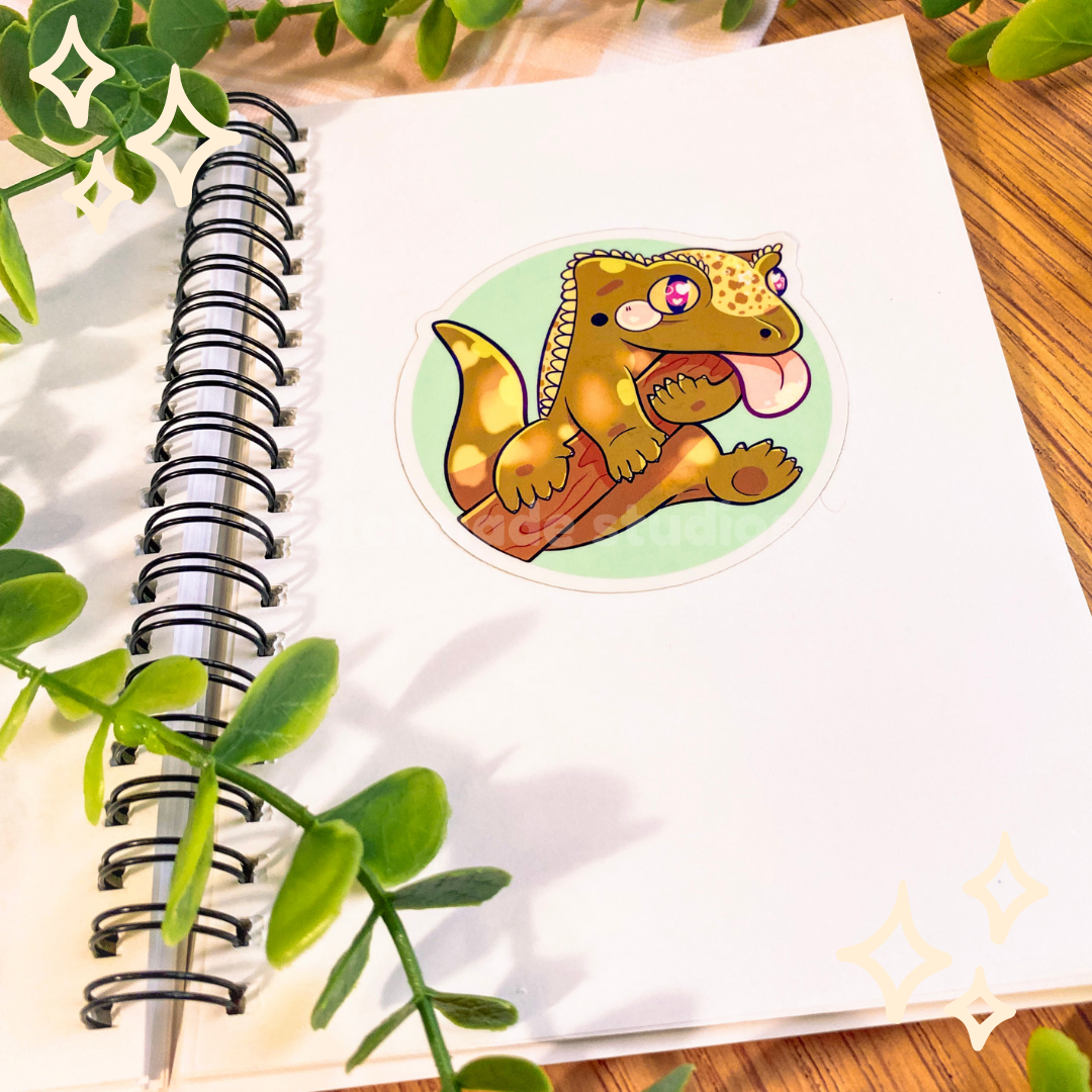 Crested Gecko Sticker