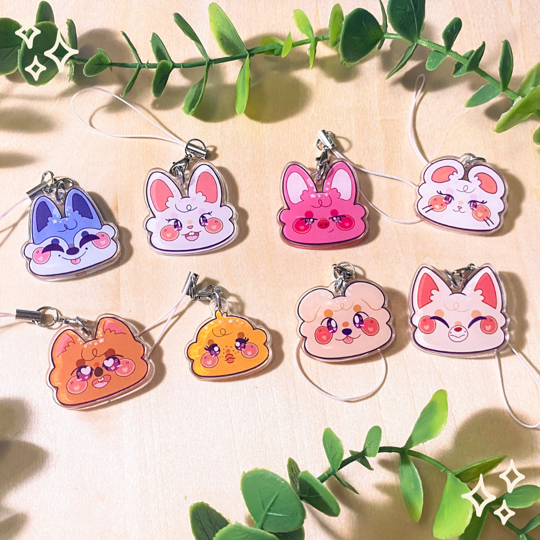 SKZ Phone Charms
