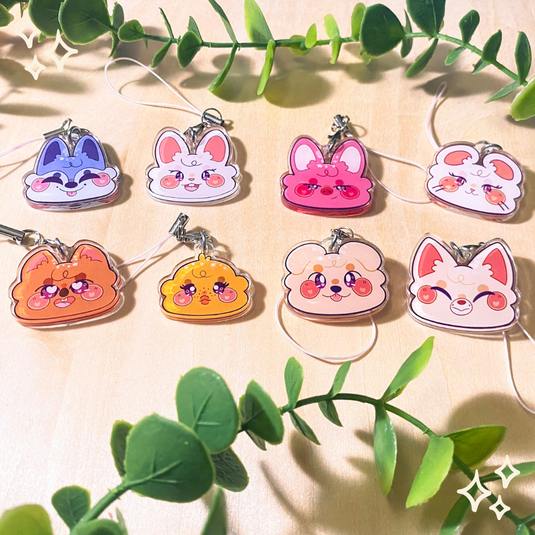 SKZ Phone Charms