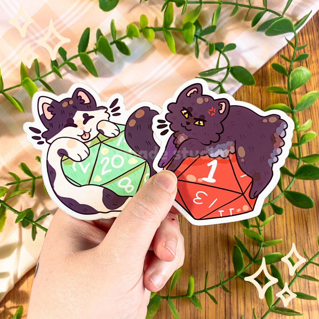 DND Cats Sticker