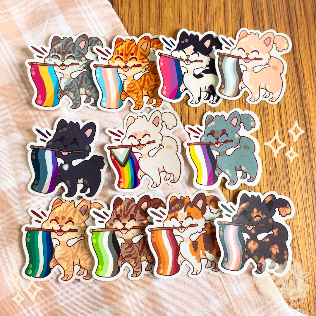 Pride Cat Stickers