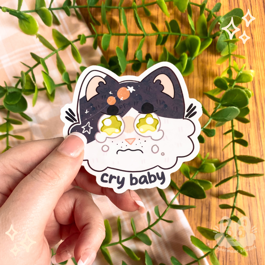 Cry Baby Sticker