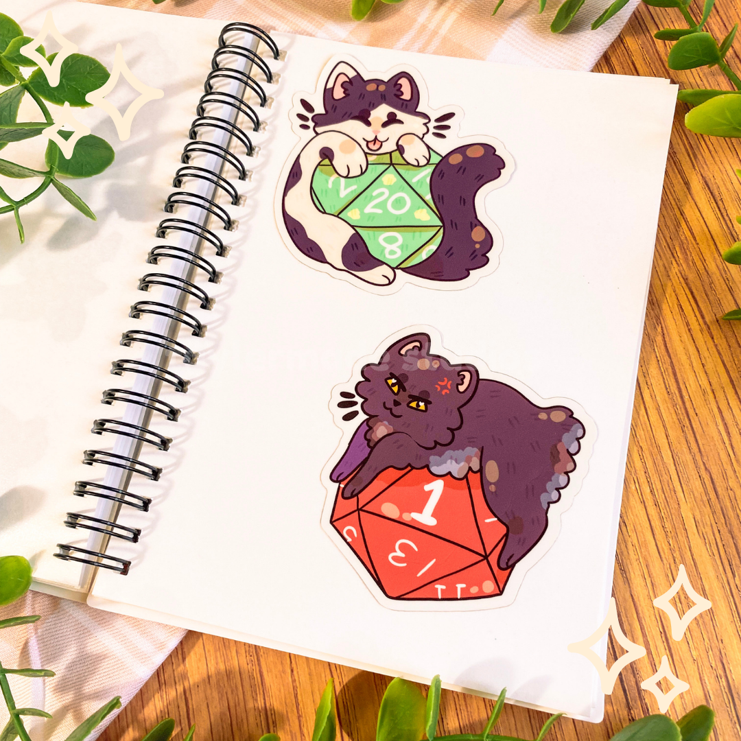 DND Cats Sticker
