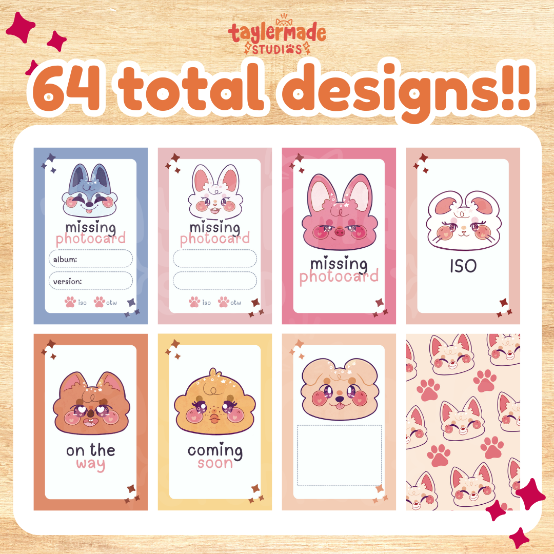SKZOO Photocard Fillers - DIGITAL DOWNLOAD