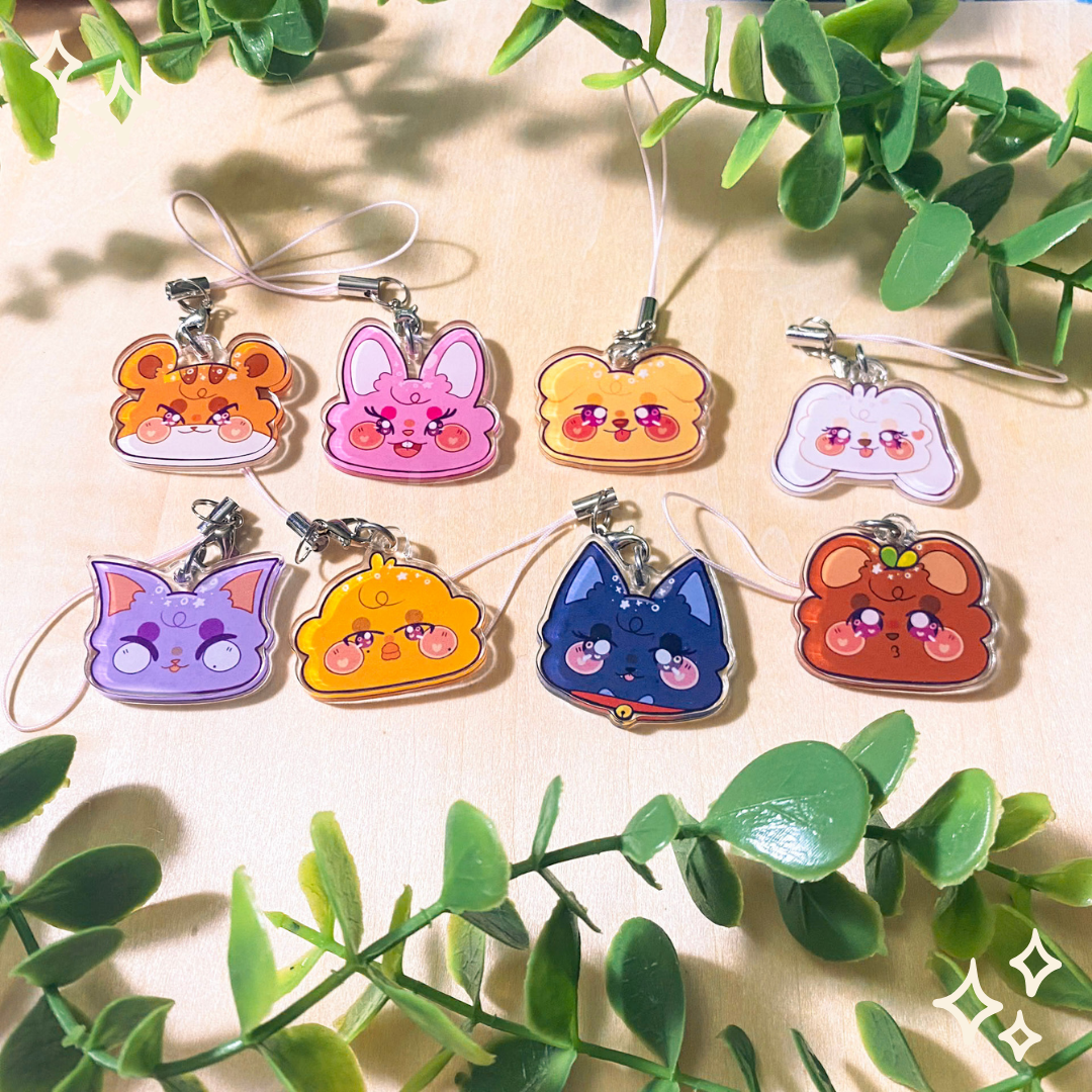 Ateez Phone Charms