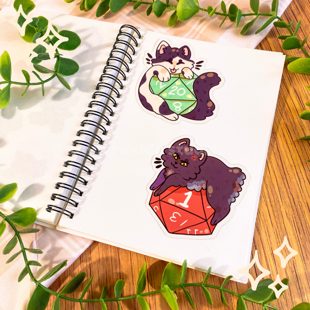 DND Cats Sticker