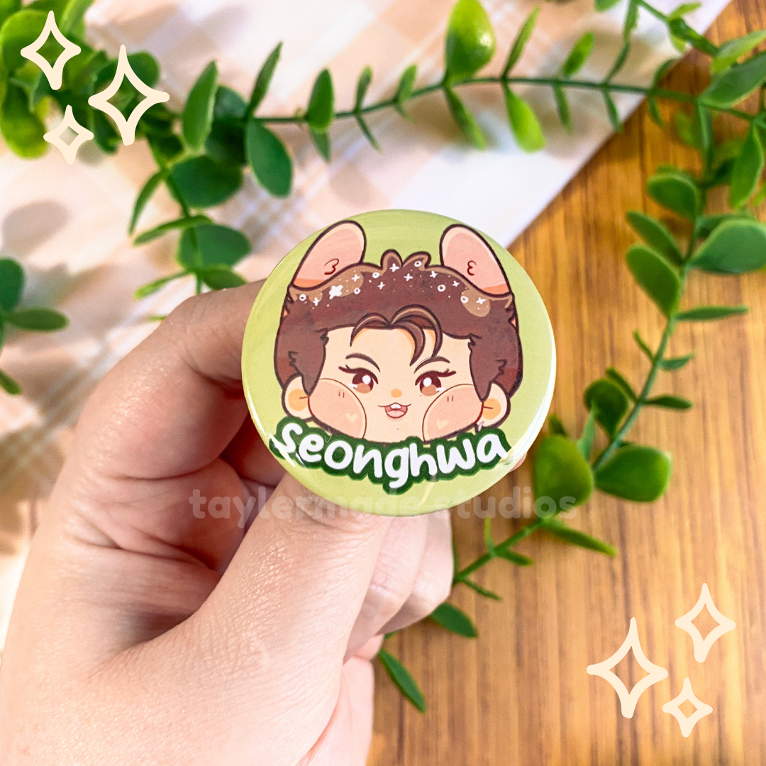 Ateez Buttons