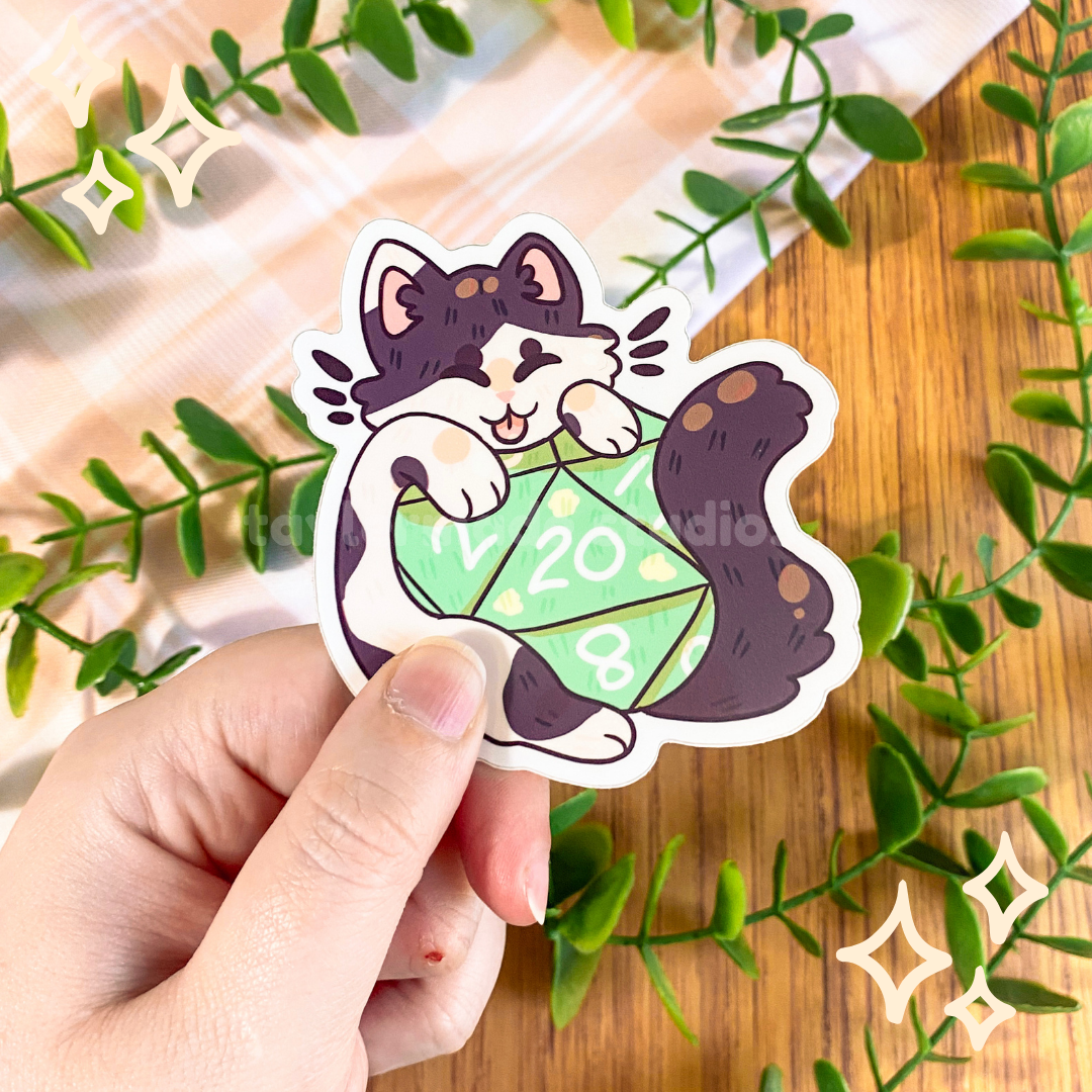 DND Cats Sticker