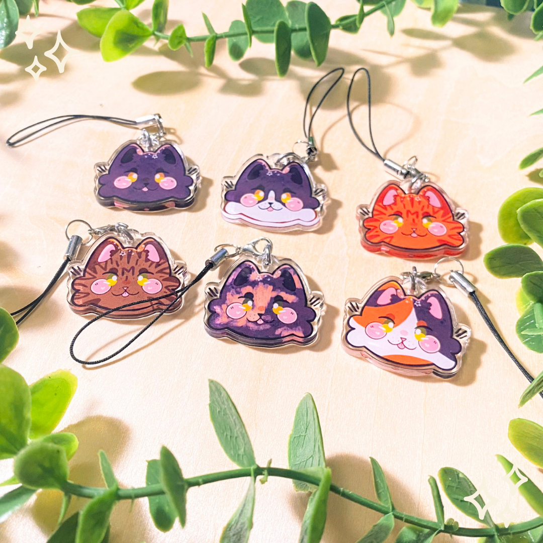 Cat Phone Charms