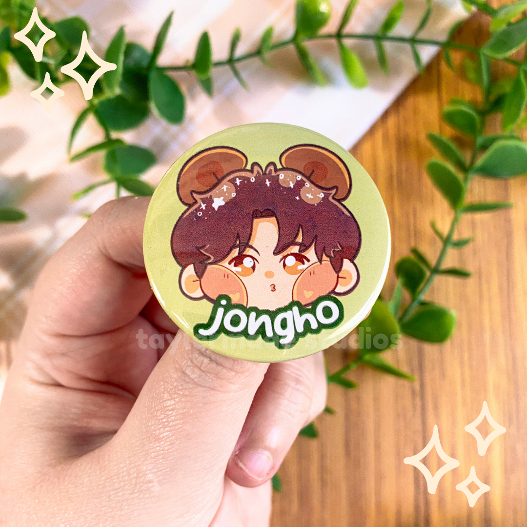 Ateez Buttons