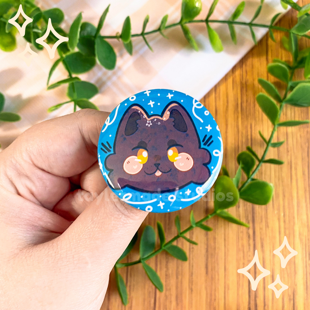 Cat Buttons - Tuxedo