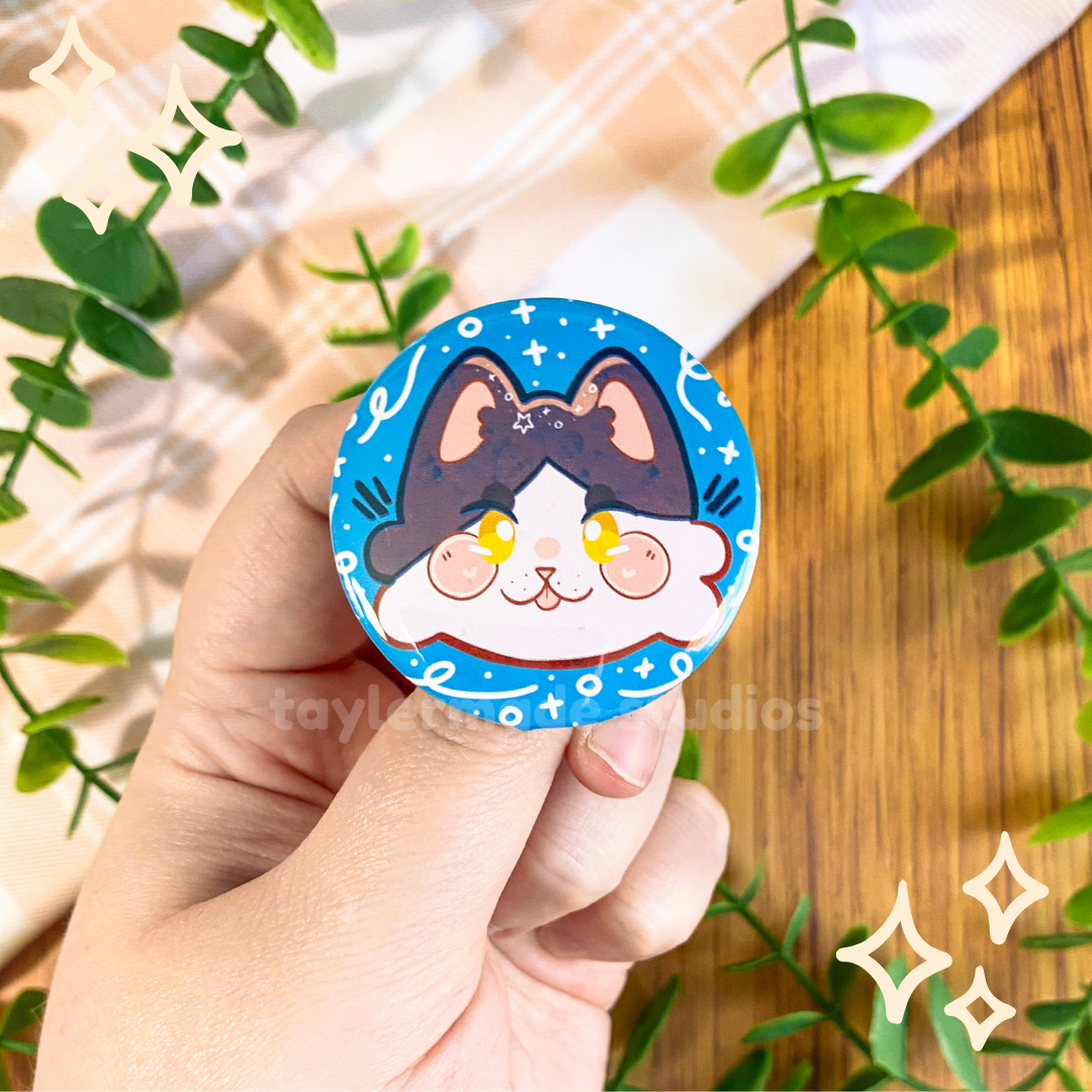 Cat Buttons - Tuxedo