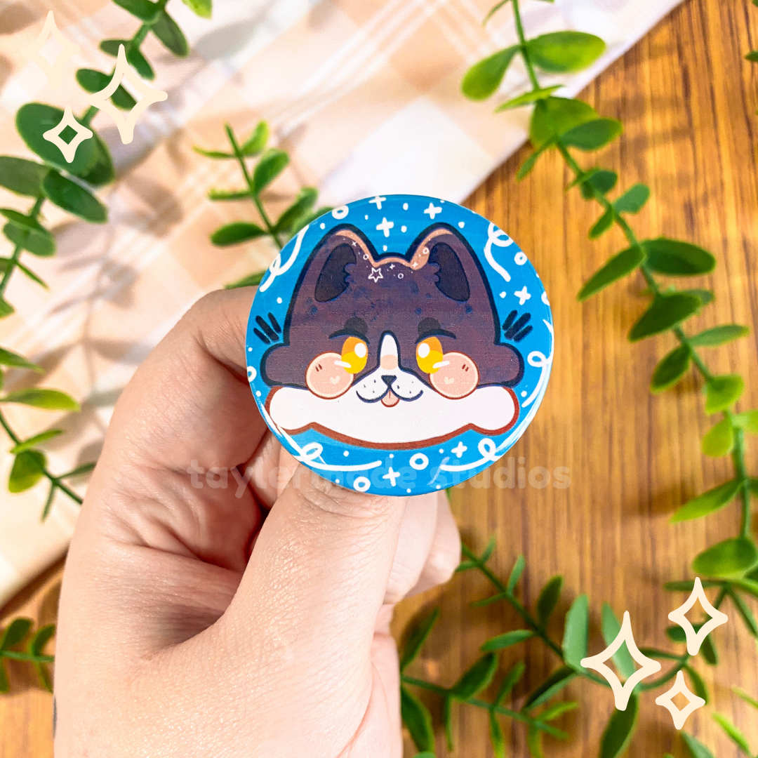 Cat Buttons - Tuxedo