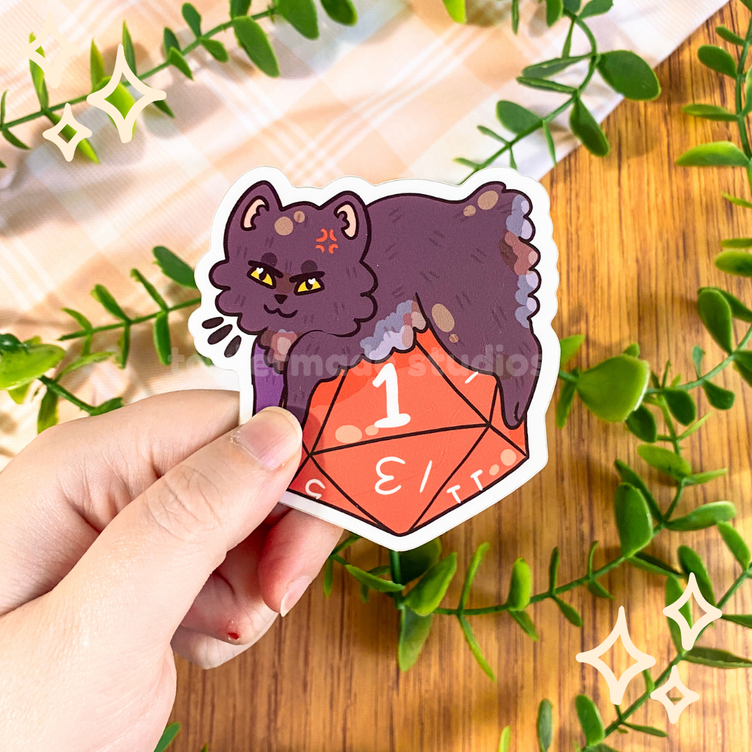 DND Cats Sticker