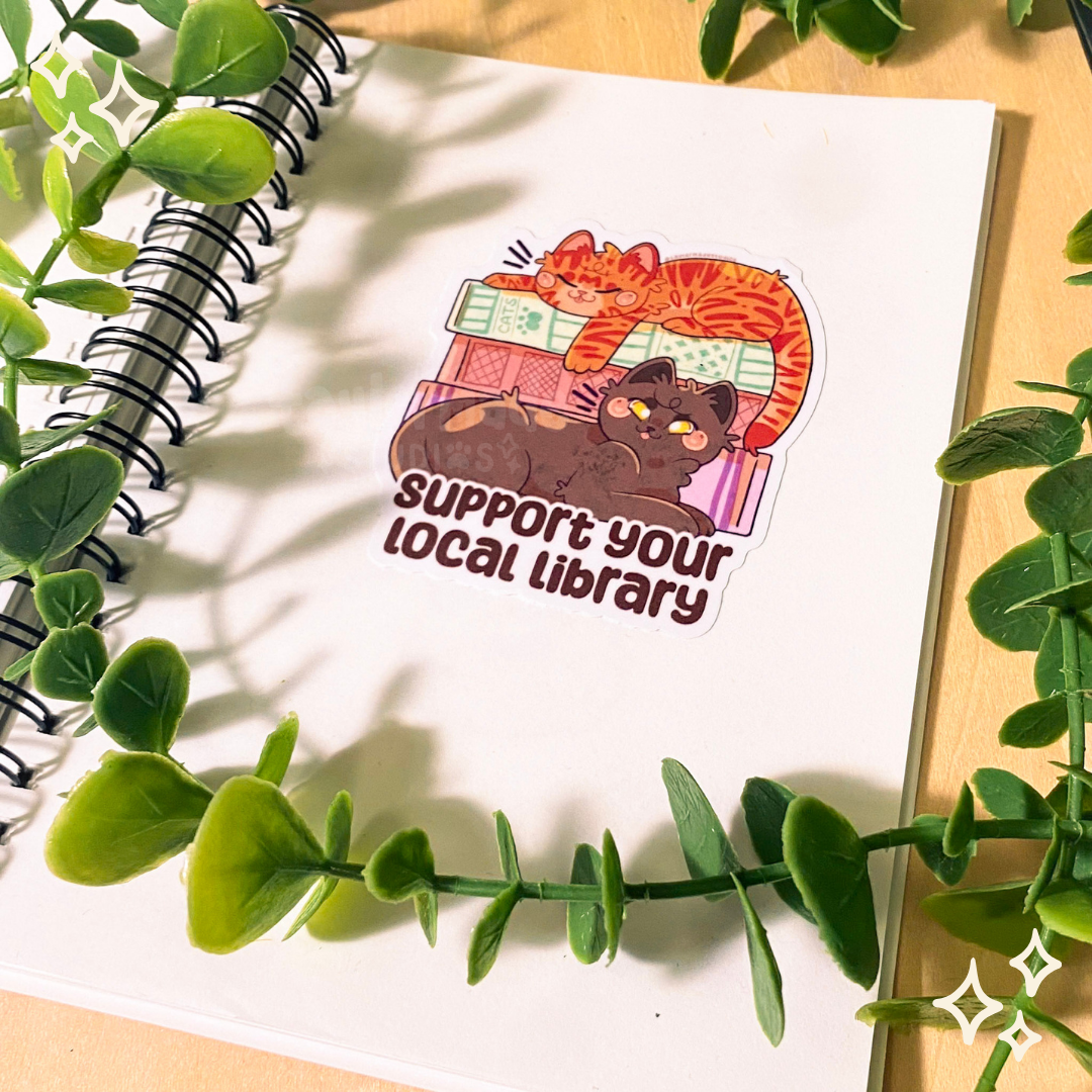 Support Your Local Library Sticker