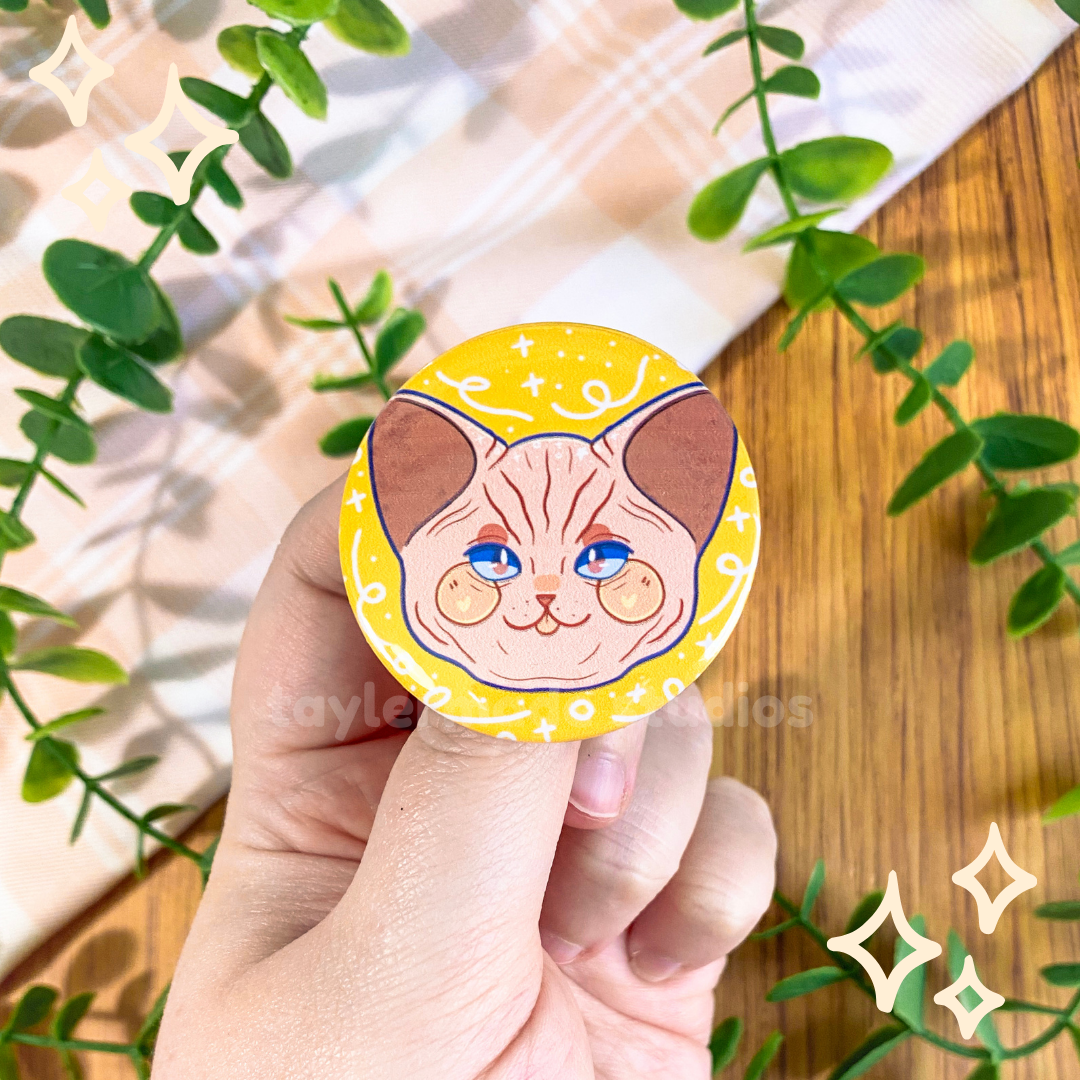 Cat Buttons - Sphynx