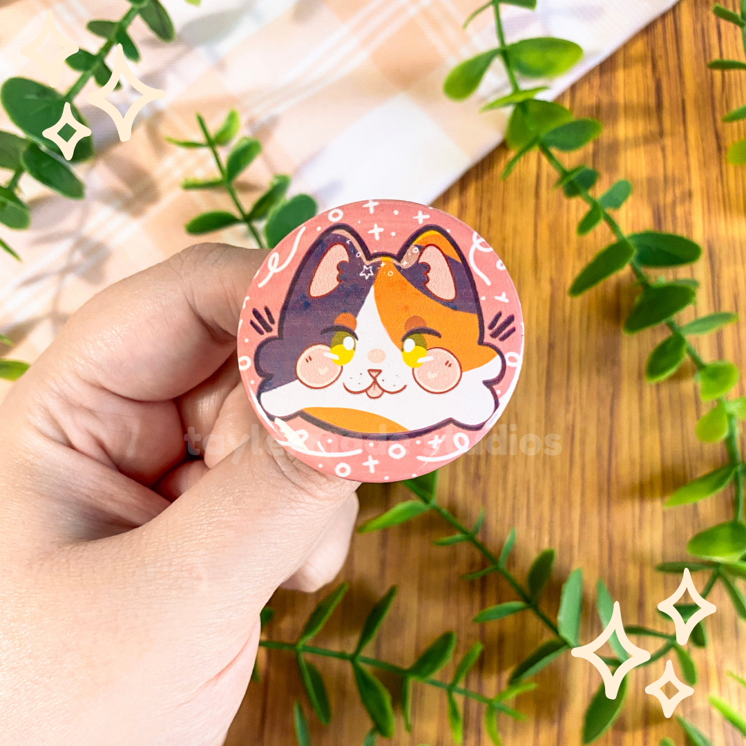 Cat Buttons - Calico / Tortie