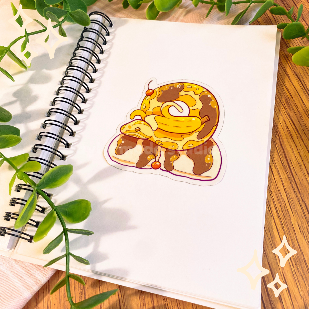 Banana Snake Sticker