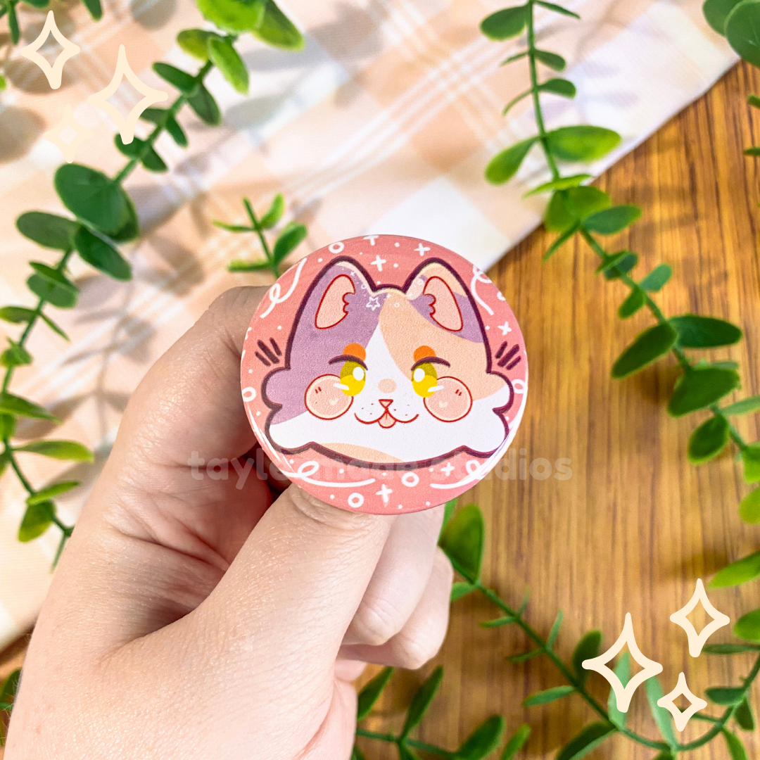 Cat Buttons - Calico / Tortie