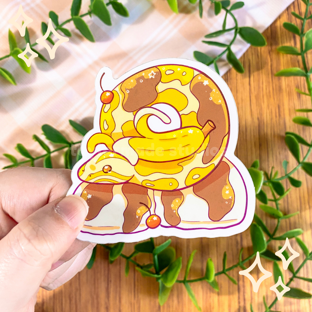 Banana Snake Sticker