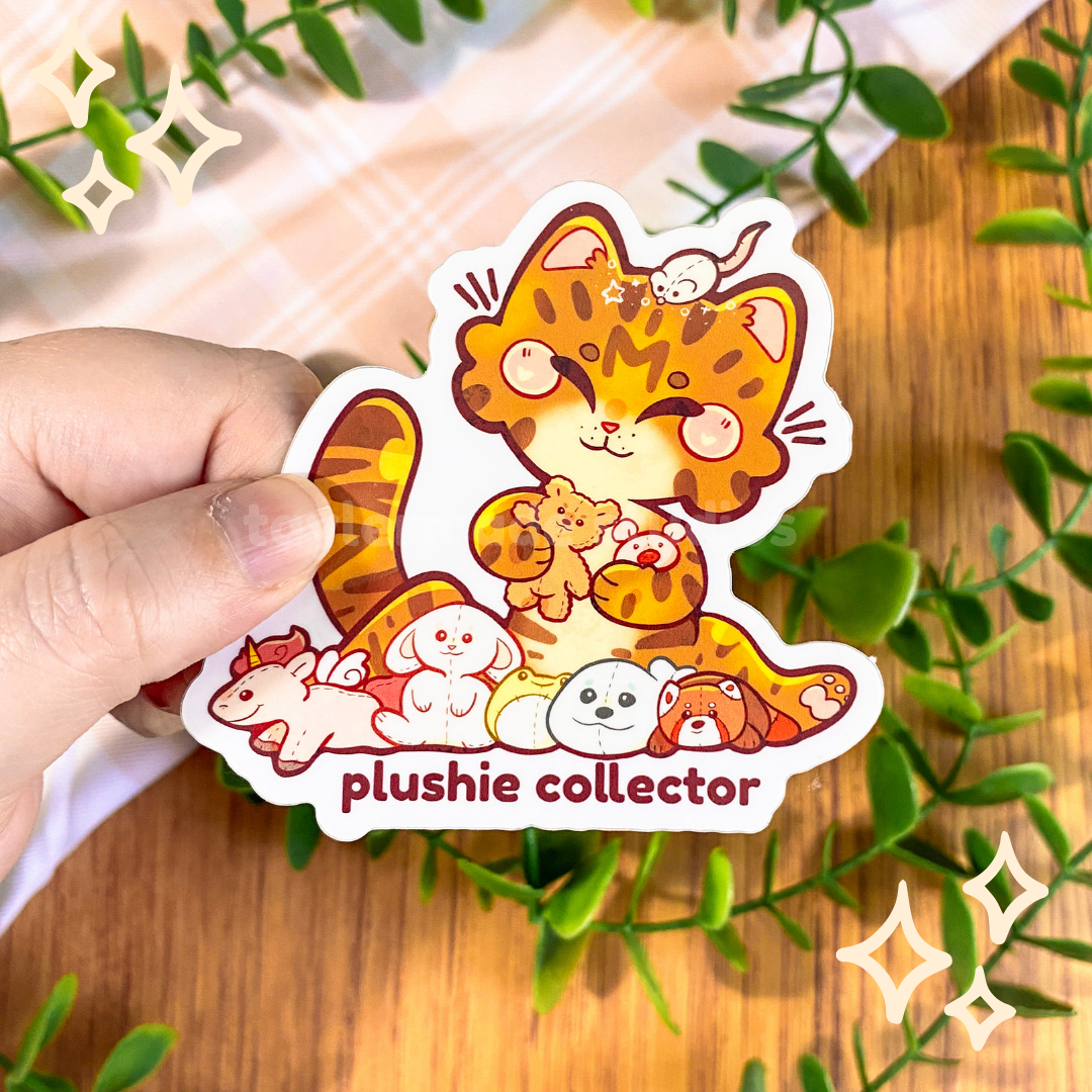 Plushie Collector Sticker