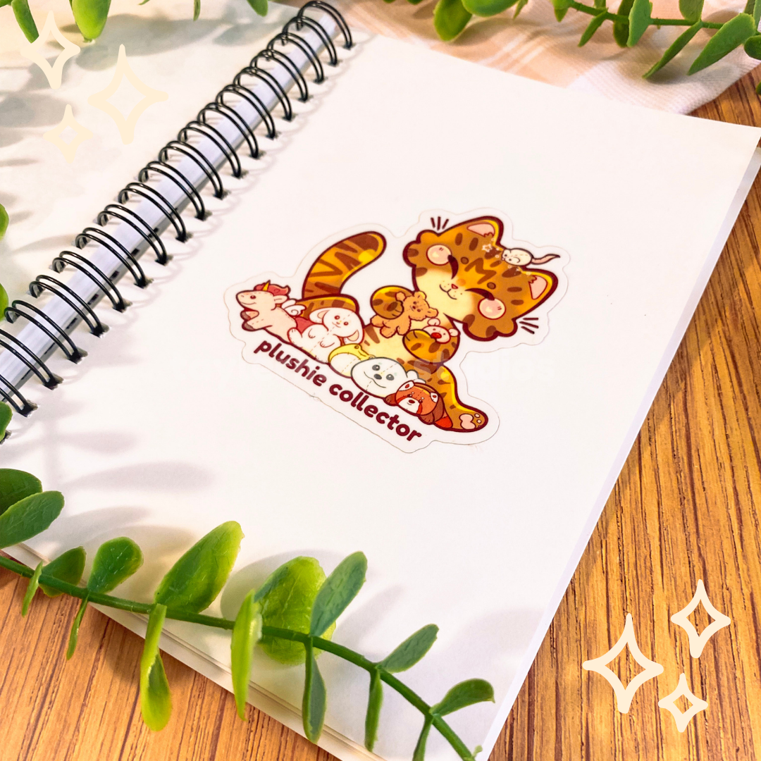 Plushie Collector Sticker