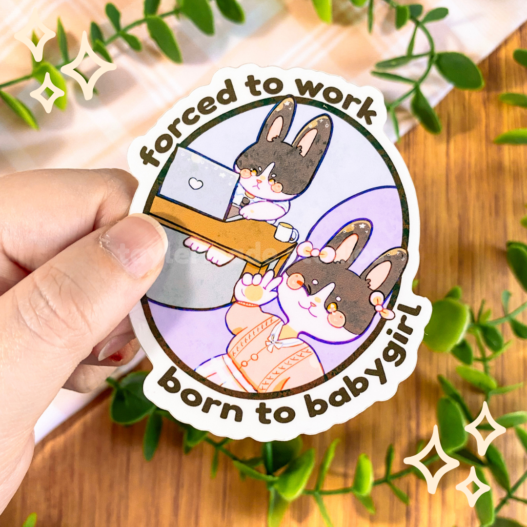 Born to Babygirl Sticker