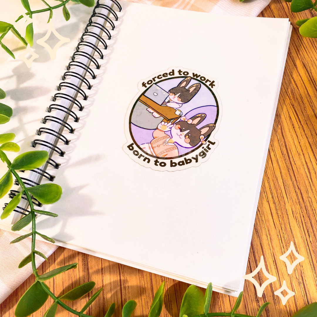 Born to Babygirl Sticker