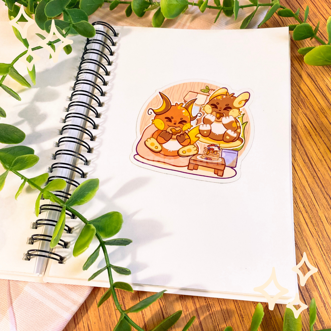 Raichu Cafe Sticker