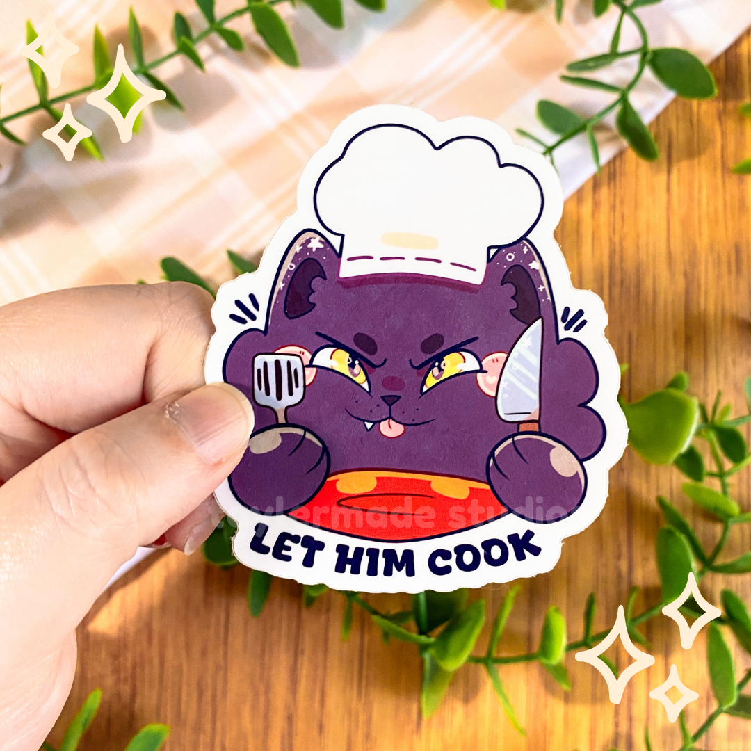 Let Him Cook! Sticker
