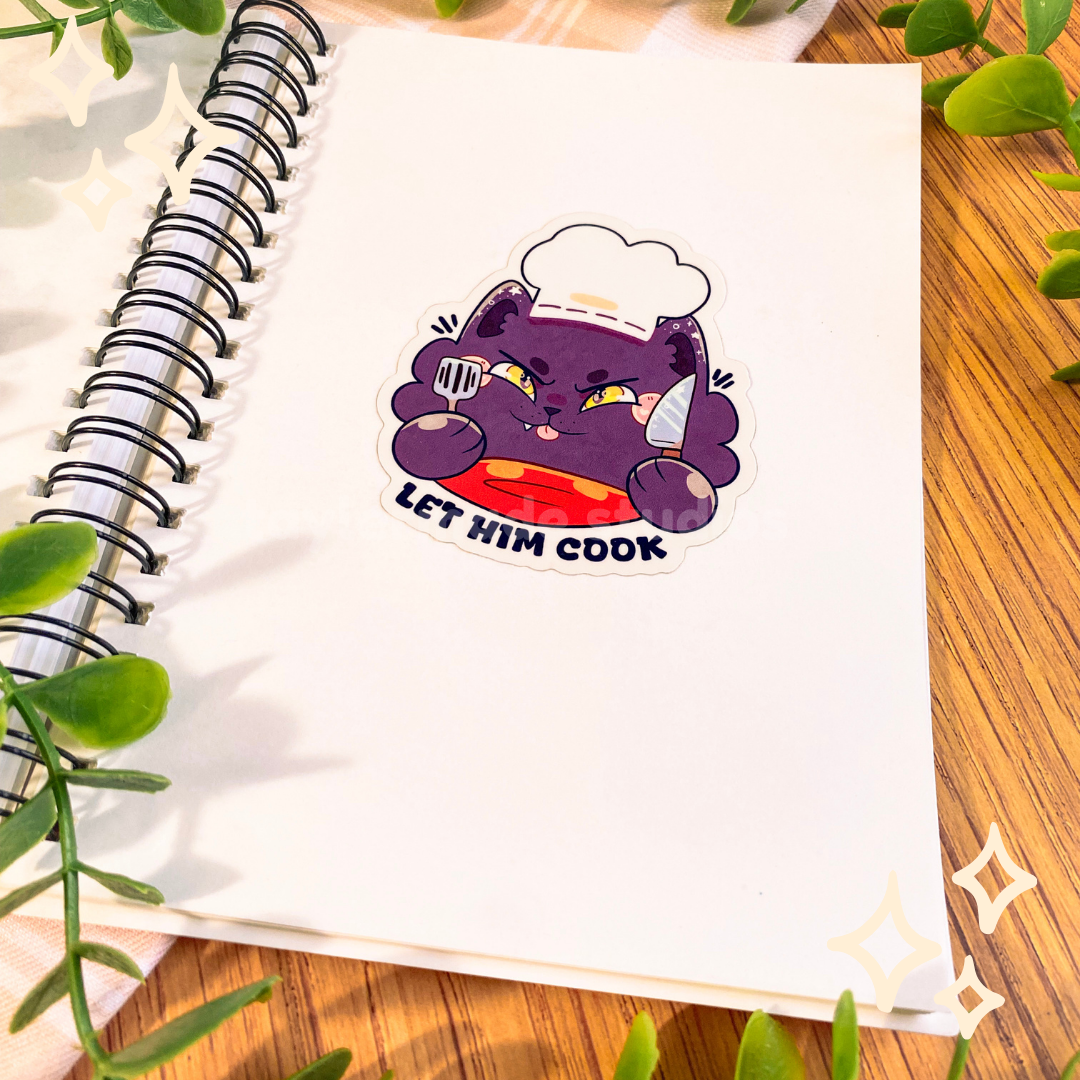 Let Him Cook! Sticker