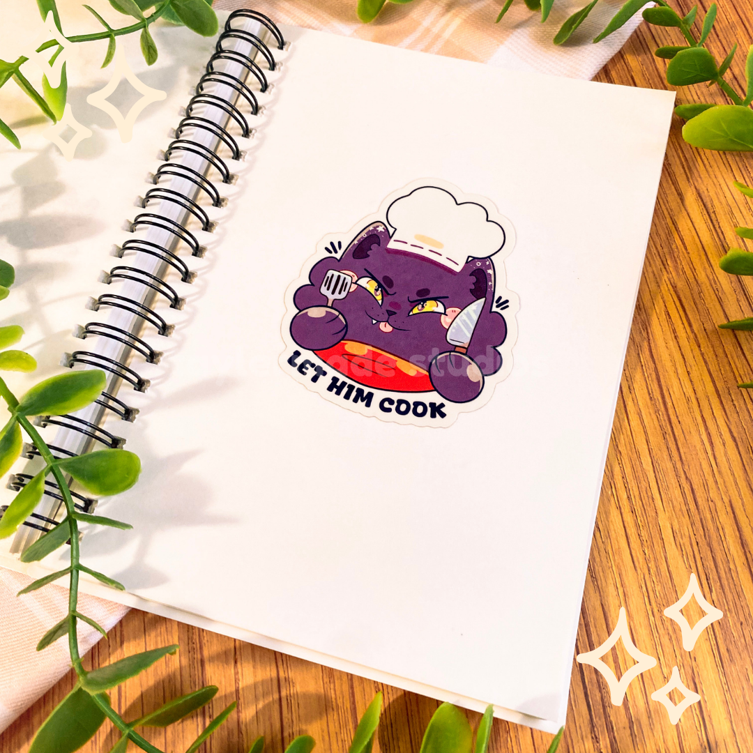 Let Him Cook! Sticker