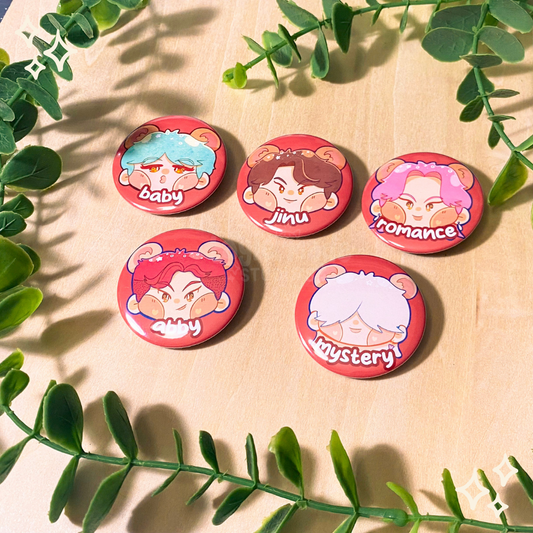 Saja Boys Buttons